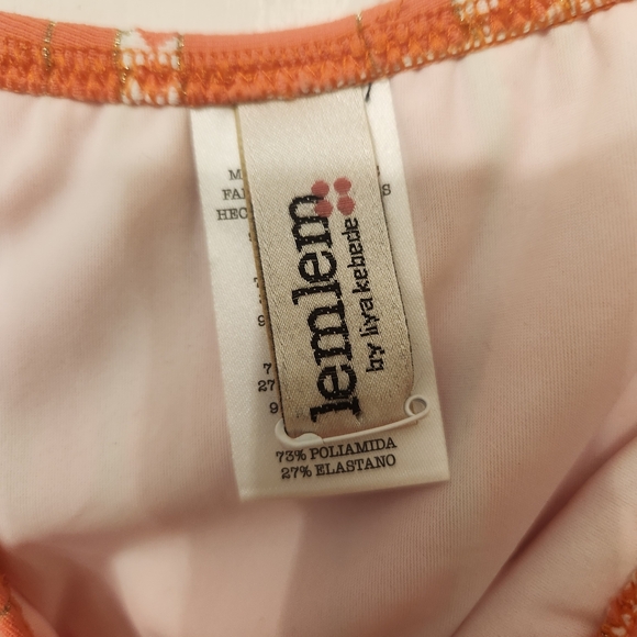 LEMLEM ‘jemari' Striped Short Sleeve Bra Top - Picture 3 of 5